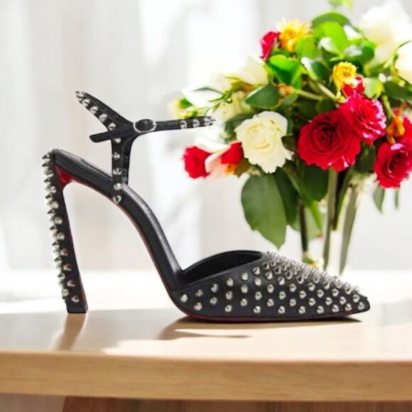 NWT Christian Louboutin Condora Riviera Spikes 100mm (40/10) - Picture 1 of 9